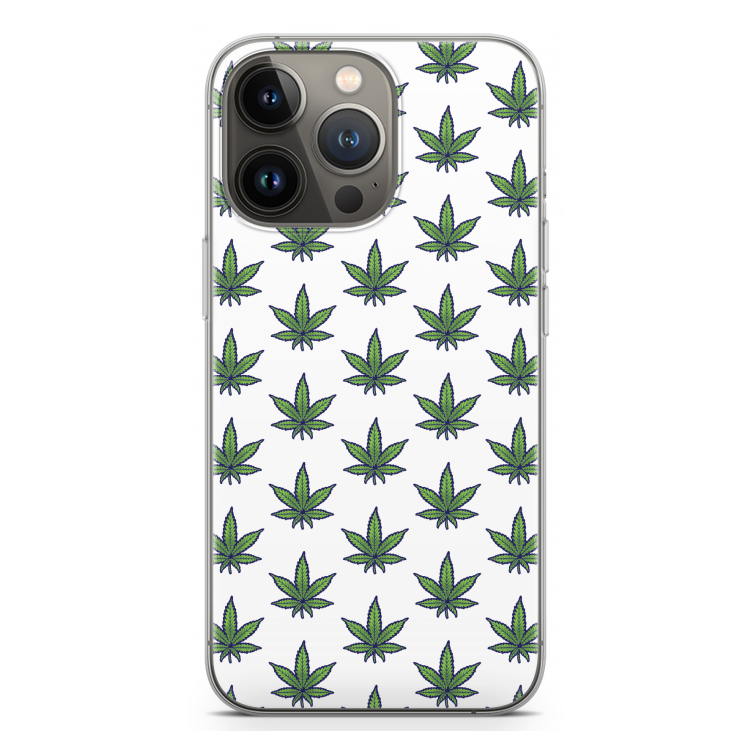 Weed: iPhone 13 Pro Transparant Hoesje