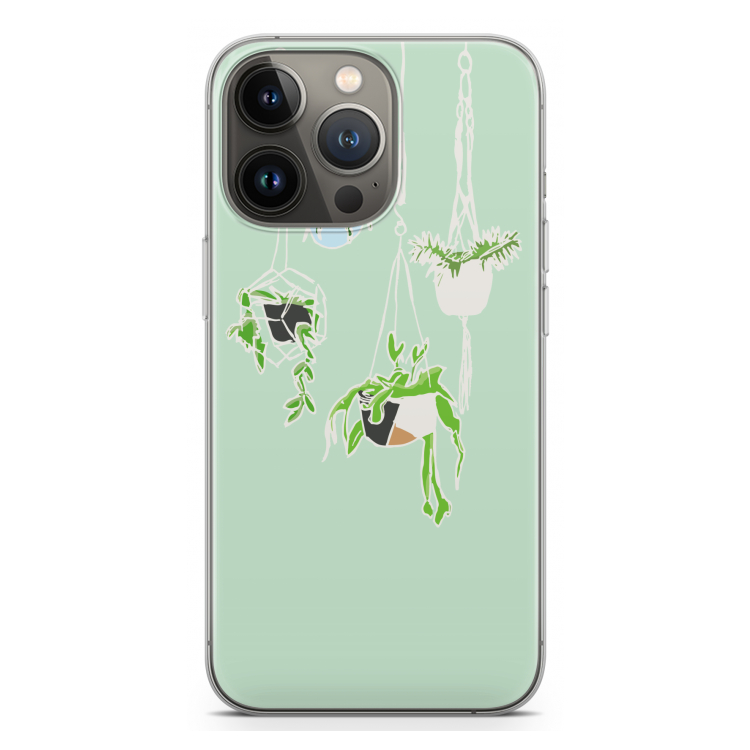 Hang In There: iPhone 13 Pro Transparant Hoesje