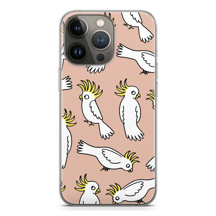 Papegaai: iPhone 13 Pro Transparant Hoesje