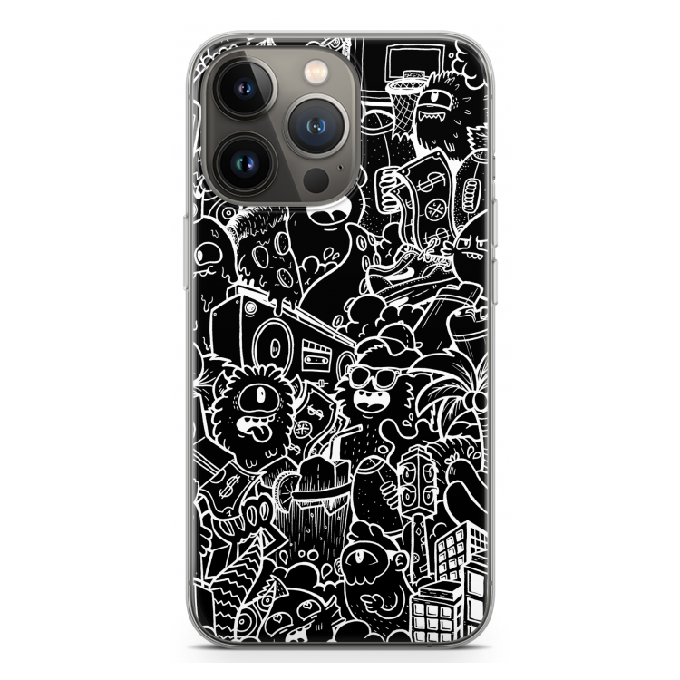 Vexx Black City : iPhone 13 Pro Transparant Hoesje