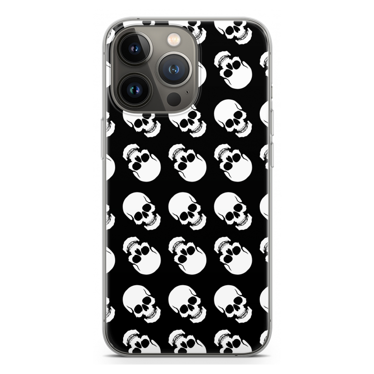 Musketon Skulls: iPhone 13 Pro Transparant Hoesje