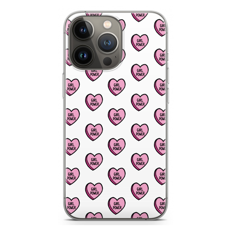 GIRL POWER: iPhone 13 Pro Transparant Hoesje