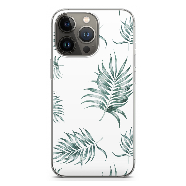 Simple leaves: iPhone 13 Pro Transparant Hoesje