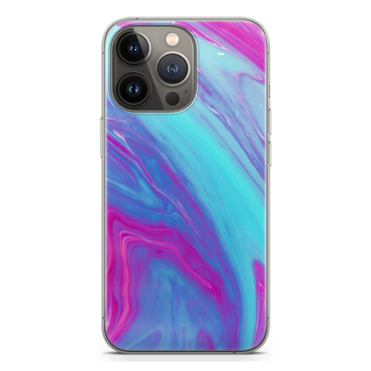 Zweverige regenboog: iPhone 13 Pro Transparant Hoesje