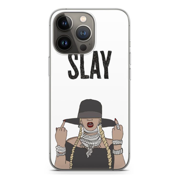 Slay All Day: iPhone 13 Pro Transparant Hoesje
