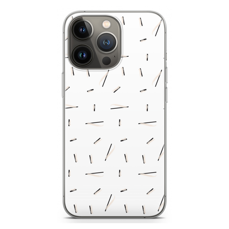 Hipster stripes: iPhone 13 Pro Transparant Hoesje