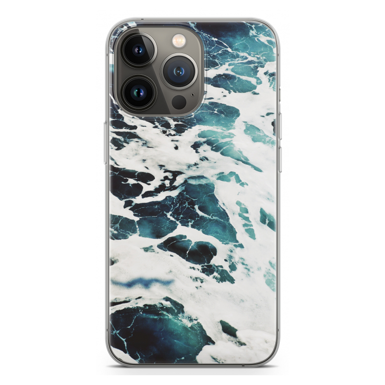 Golven: iPhone 13 Pro Transparant Hoesje