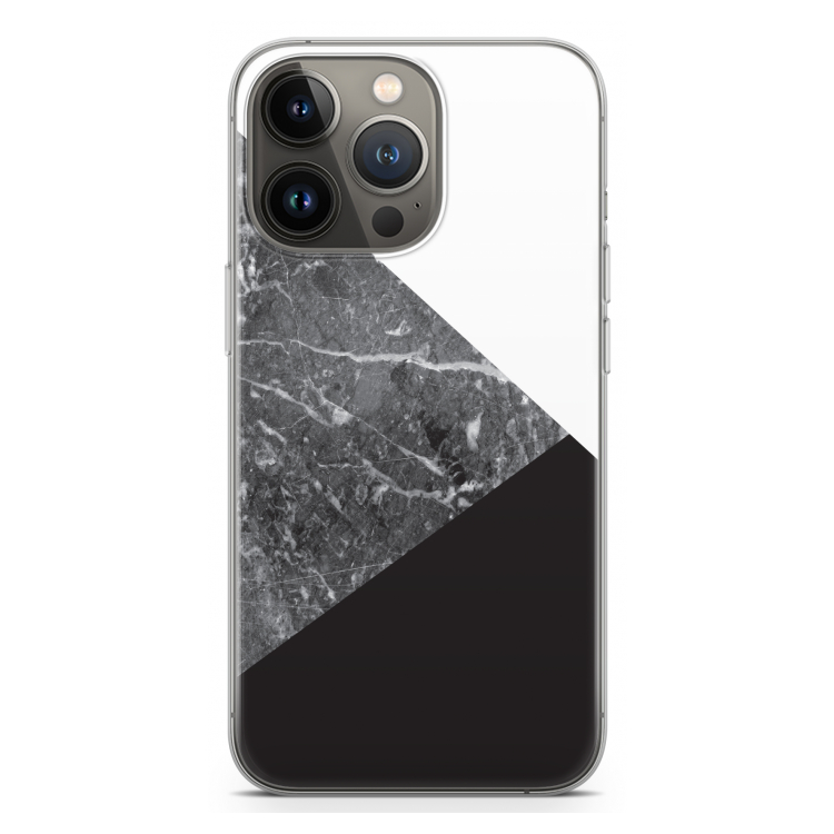 Combinatie marmer: iPhone 13 Pro Transparant Hoesje