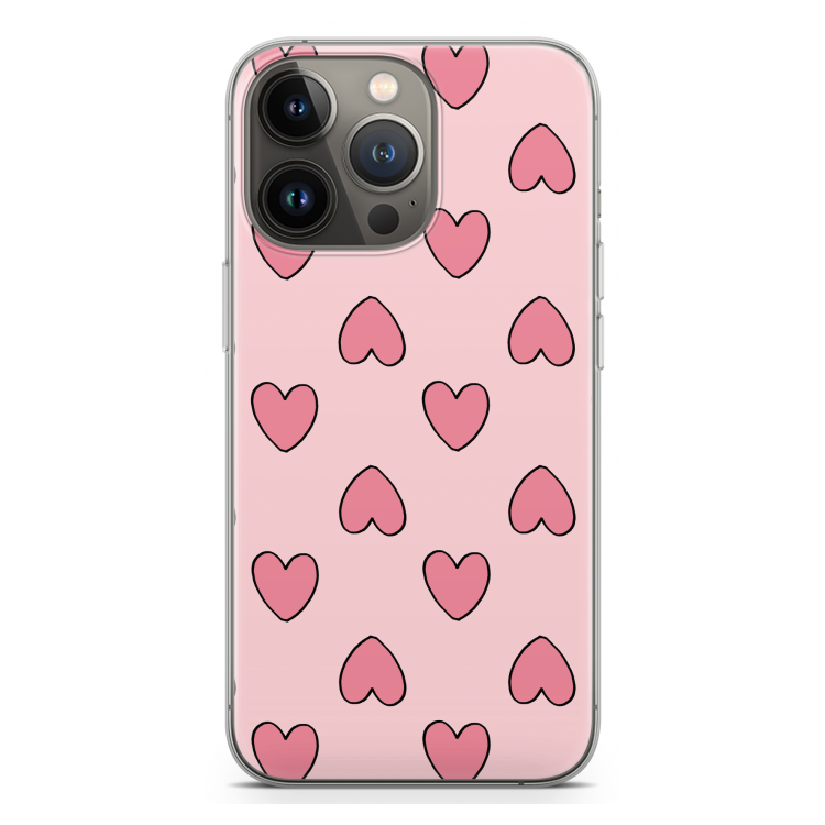 Ondersteboven verliefd: iPhone 13 Pro Transparant Hoesje