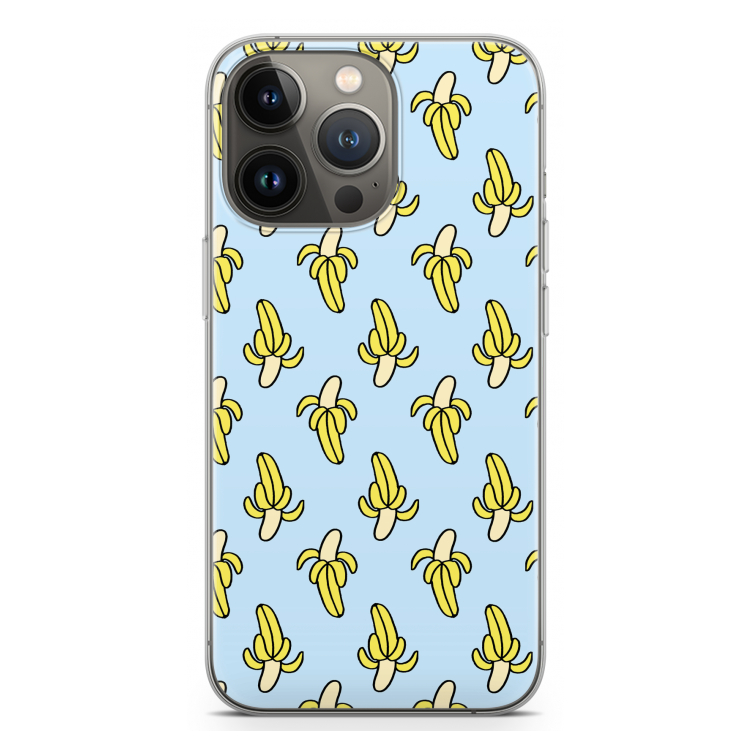 Bananas: iPhone 13 Pro Transparant Hoesje