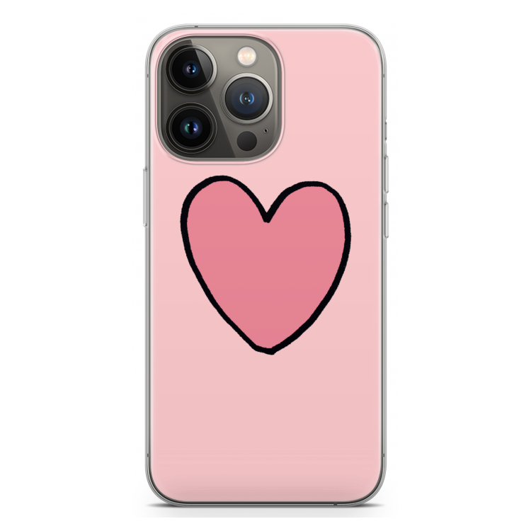 Hartje: iPhone 13 Pro Transparant Hoesje