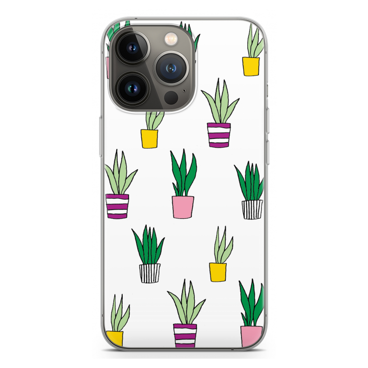 Sanseveria: iPhone 13 Pro Transparant Hoesje