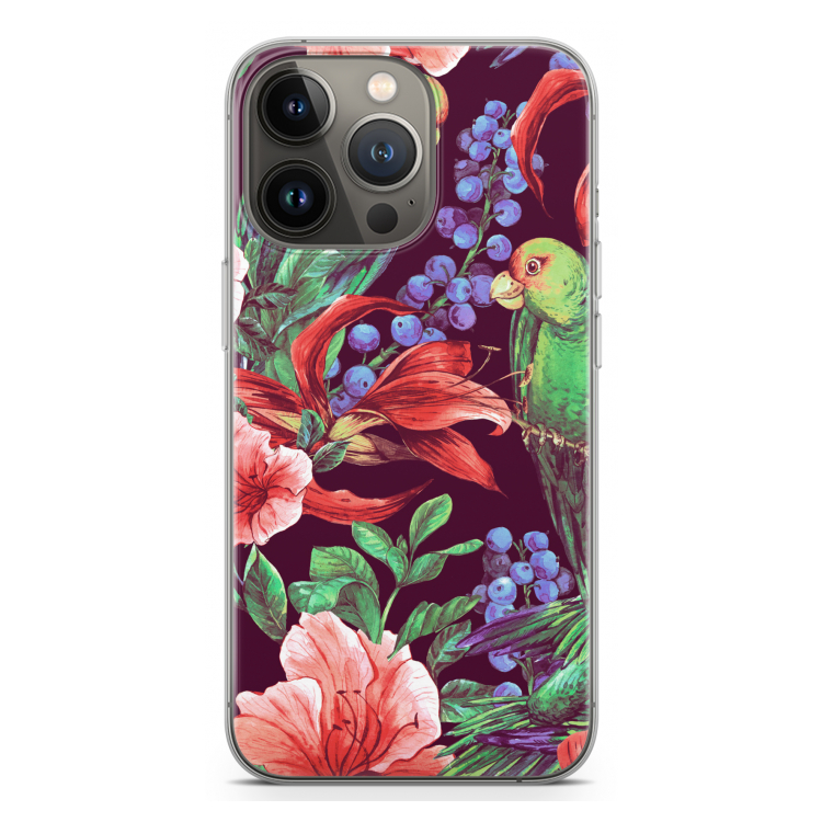 Papegaaien: iPhone 13 Pro Transparant Hoesje