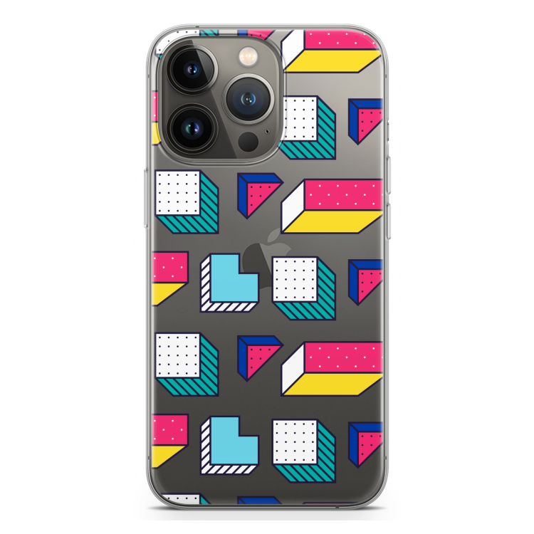 8-bit N°7: iPhone 13 Pro Transparant Hoesje