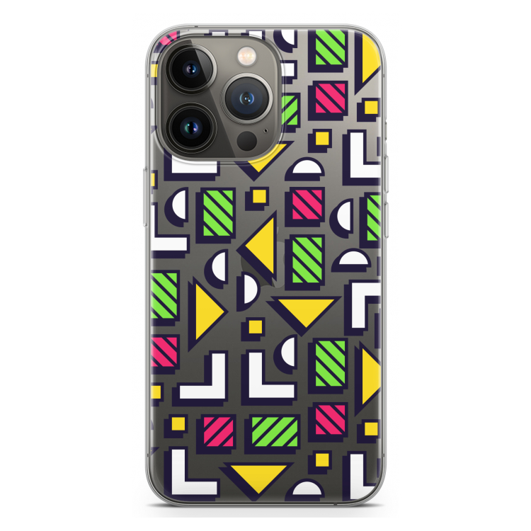 8-bit N°4: iPhone 13 Pro Transparant Hoesje