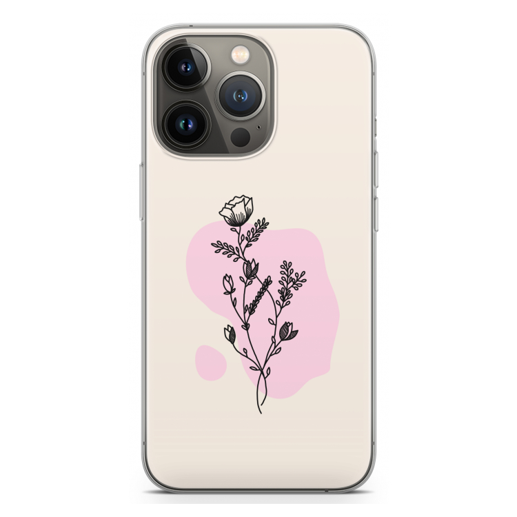 Roses are red: iPhone 13 Pro Transparant Hoesje