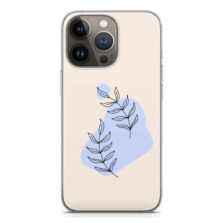 Leaf me if you can: iPhone 13 Pro Transparant Hoesje