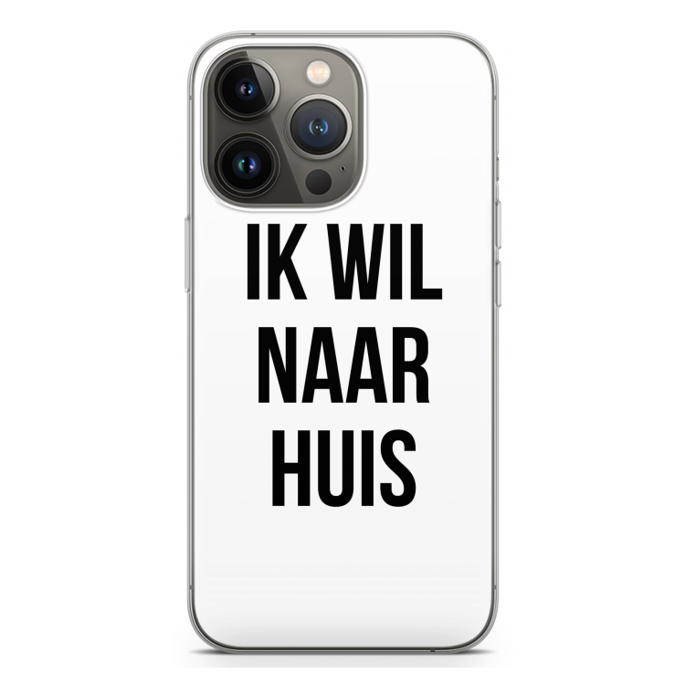 Ik wil naar huis: iPhone 13 Pro Transparant Hoesje