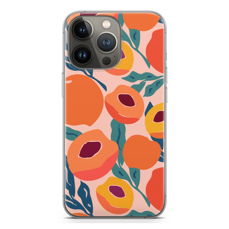 Perzik: iPhone 13 Pro Transparant Hoesje