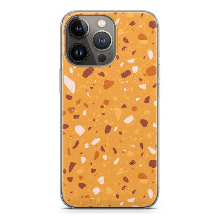 Terrazzo N°24: iPhone 13 Pro Transparant Hoesje
