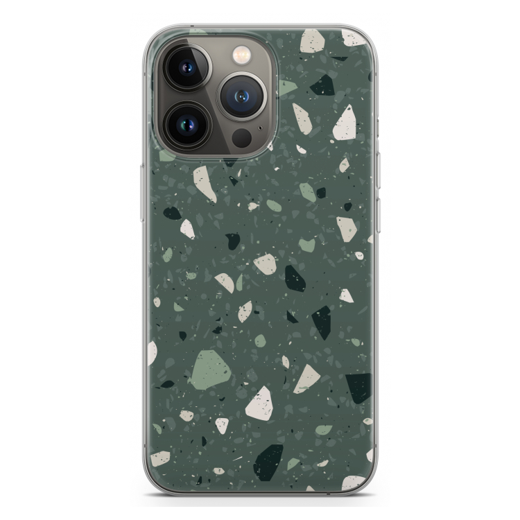 Terrazzo N°19: iPhone 13 Pro Transparant Hoesje