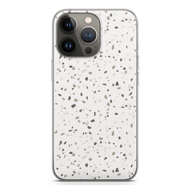 Terrazzo N°14: iPhone 13 Pro Transparant Hoesje