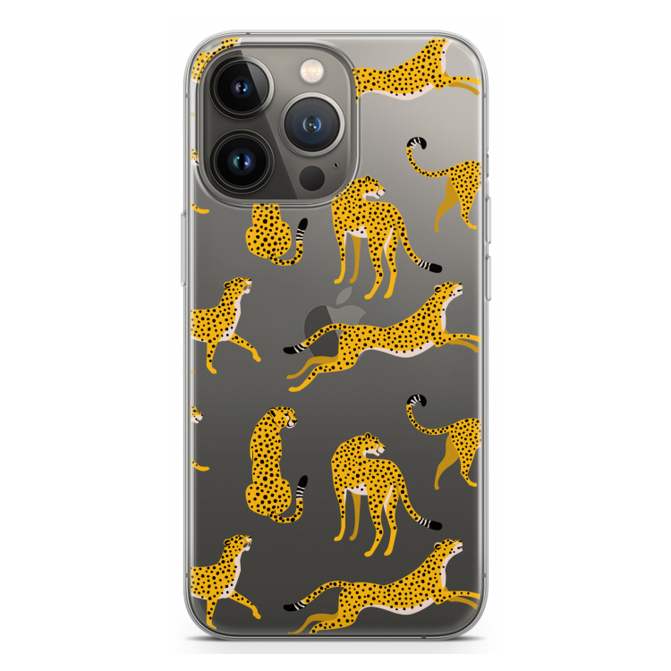 Luipaard: iPhone 13 Pro Transparant Hoesje