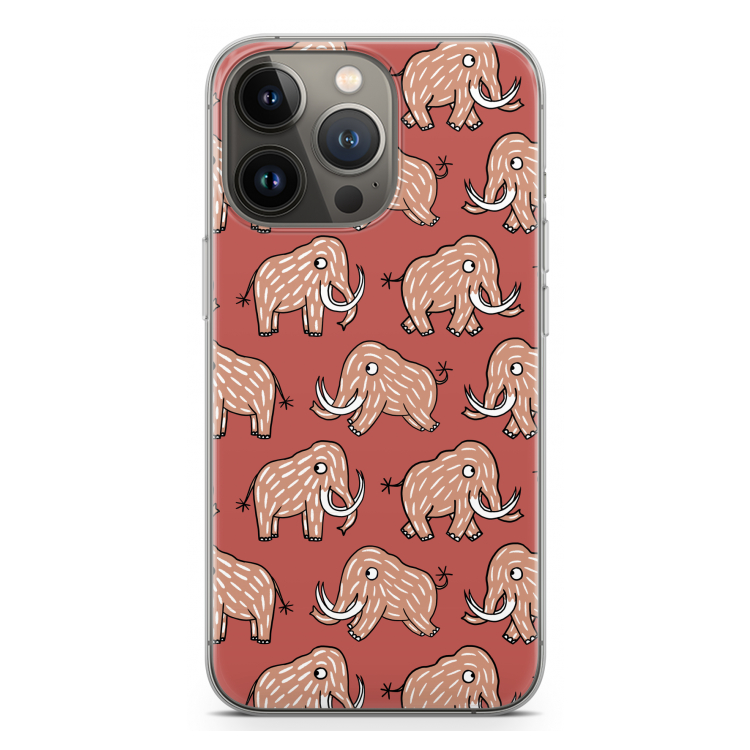 Mammoet: iPhone 13 Pro Transparant Hoesje