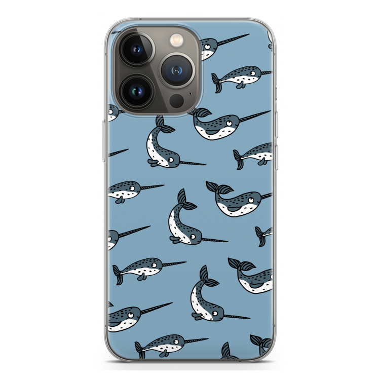 Narwhal: iPhone 13 Pro Transparant Hoesje