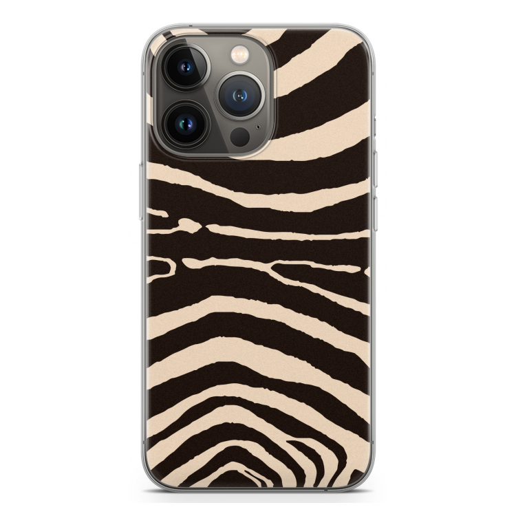 Arizona Zebra: iPhone 13 Pro Transparant Hoesje