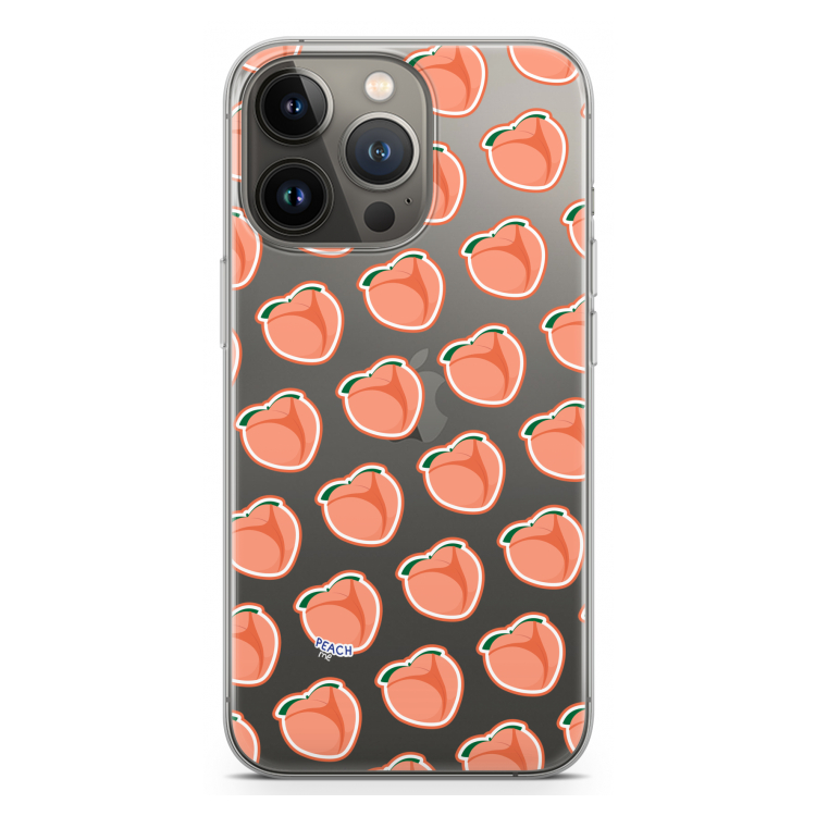 Just peachy: iPhone 13 Pro Transparant Hoesje
