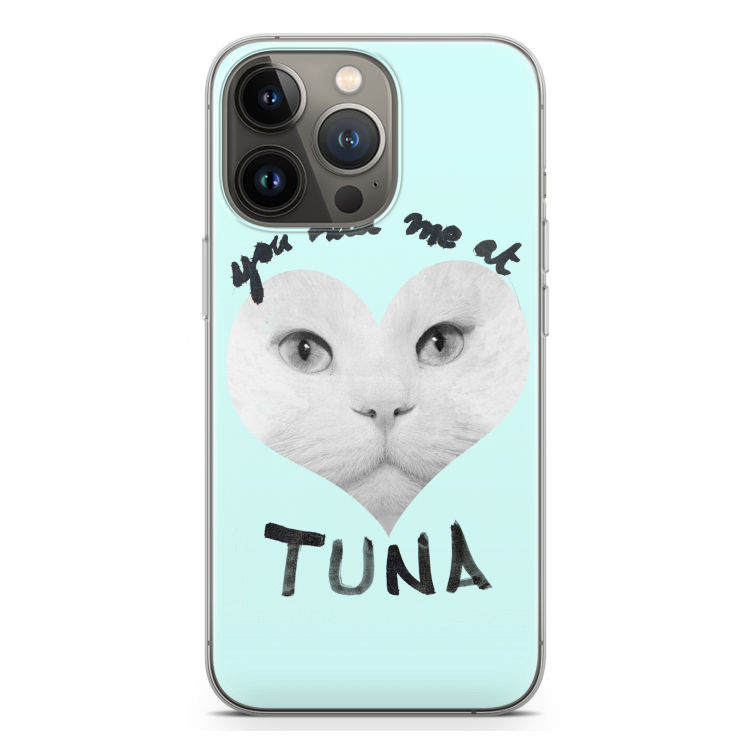 You had me at tuna: iPhone 13 Pro Transparant Hoesje