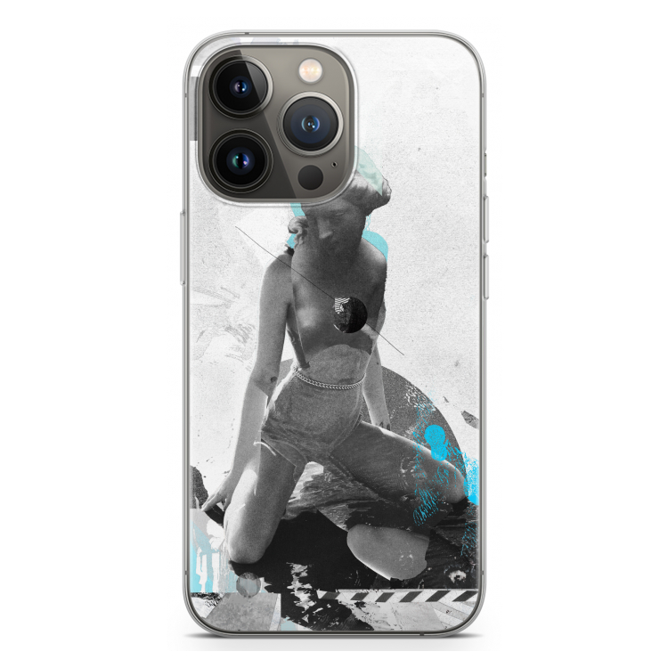 I will not feel a thing: iPhone 13 Pro Transparant Hoesje