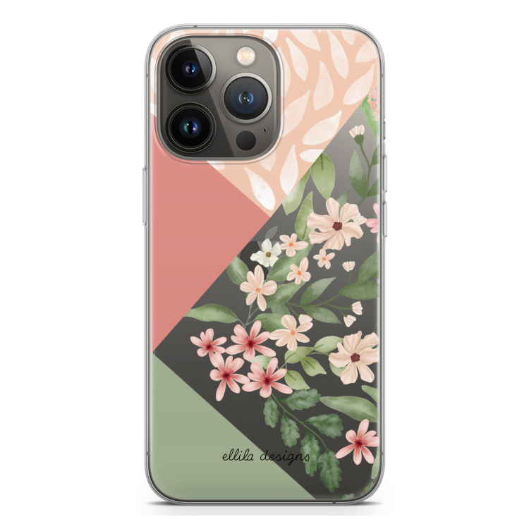 Sweet heaven geometrics: iPhone 13 Pro Transparant Hoesje