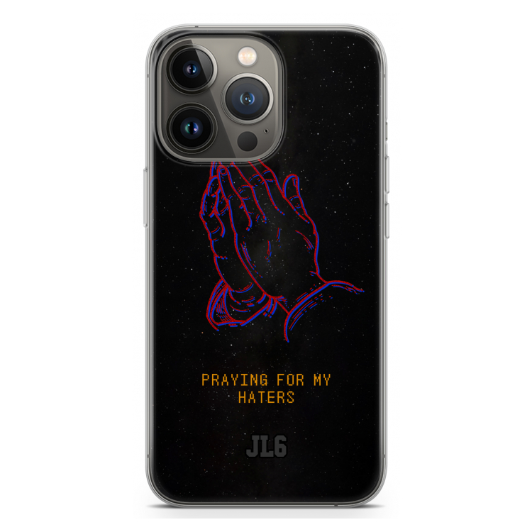 Praying For My Haters: iPhone 13 Pro Transparant Hoesje