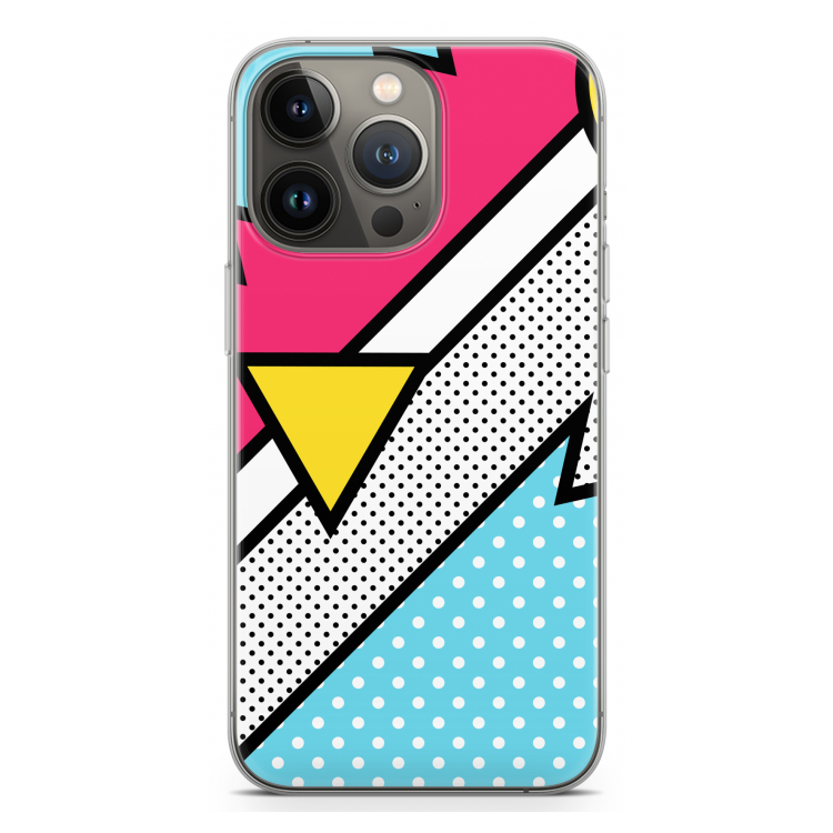 Pop Art #3: iPhone 13 Pro Transparant Hoesje