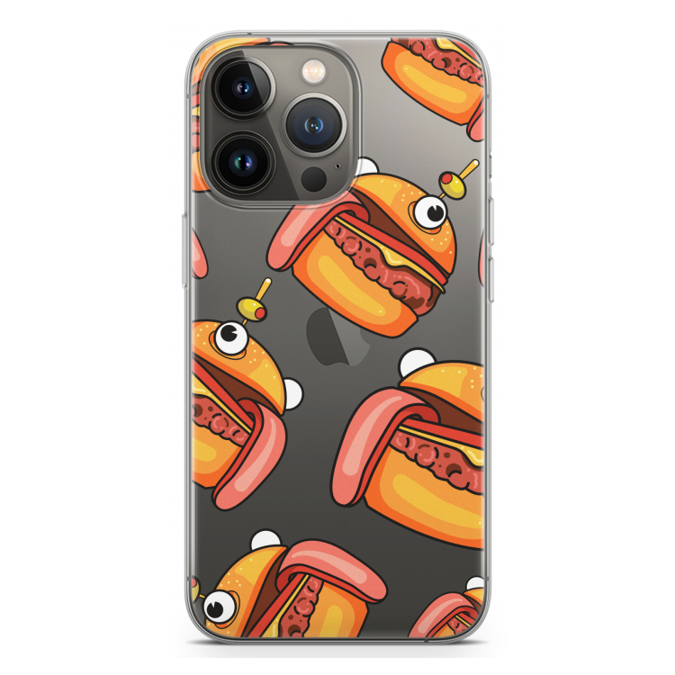 Hamburger: iPhone 13 Pro Transparant Hoesje