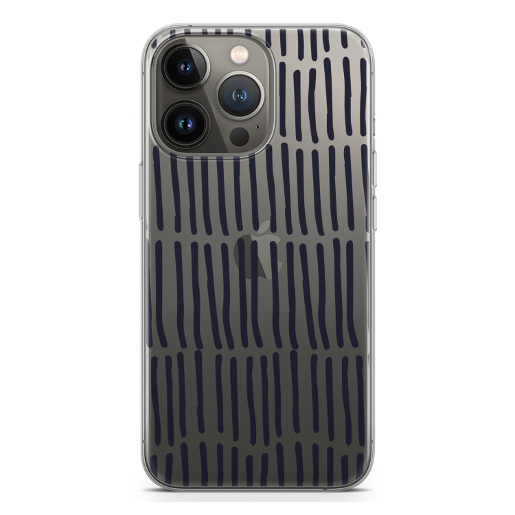 Moroccan stripes: iPhone 13 Pro Transparant Hoesje