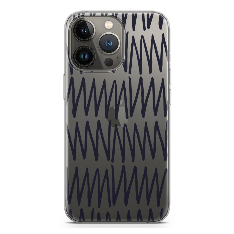 Marrakech Zigzag: iPhone 13 Pro Transparant Hoesje