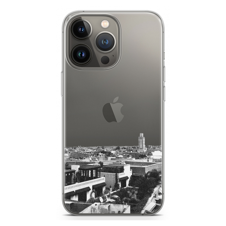 Marrakech Skyline : iPhone 13 Pro Transparant Hoesje
