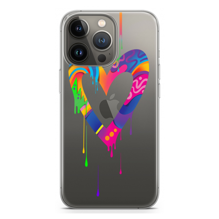 Melts My Heart: iPhone 13 Pro Transparant Hoesje