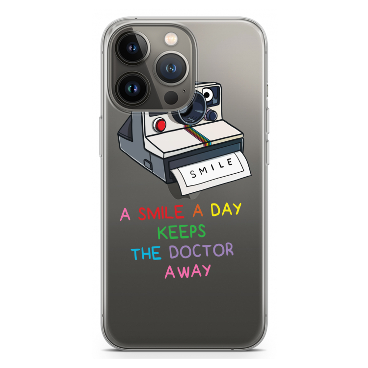 Smile: iPhone 13 Pro Transparant Hoesje