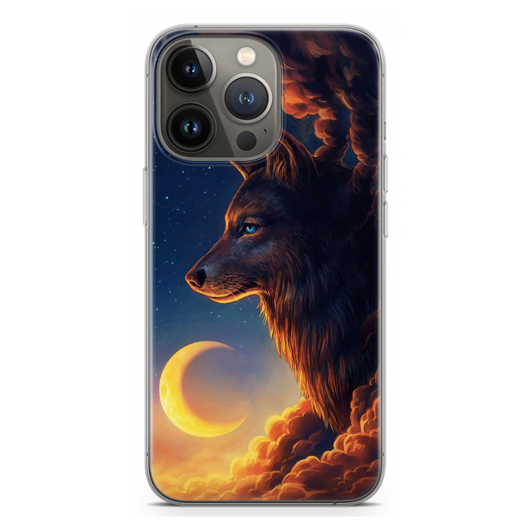 Night Guardian: iPhone 13 Pro Transparant Hoesje