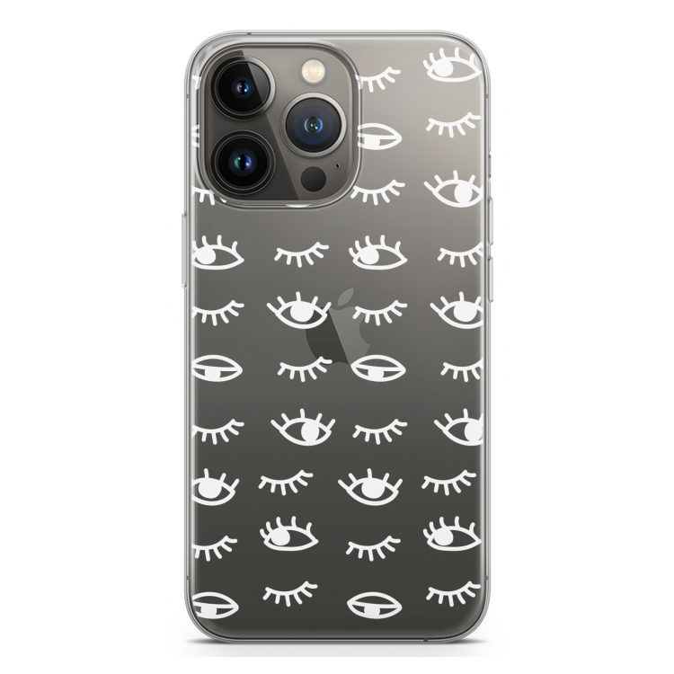 Eye pattern #3: iPhone 13 Pro Transparant Hoesje