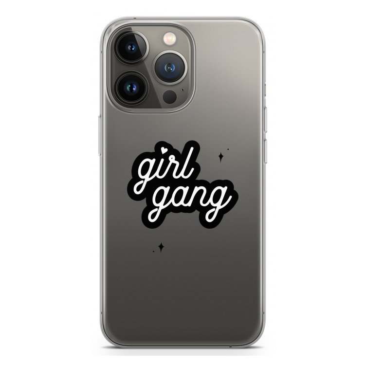 Girl Gang: iPhone 13 Pro Transparant Hoesje