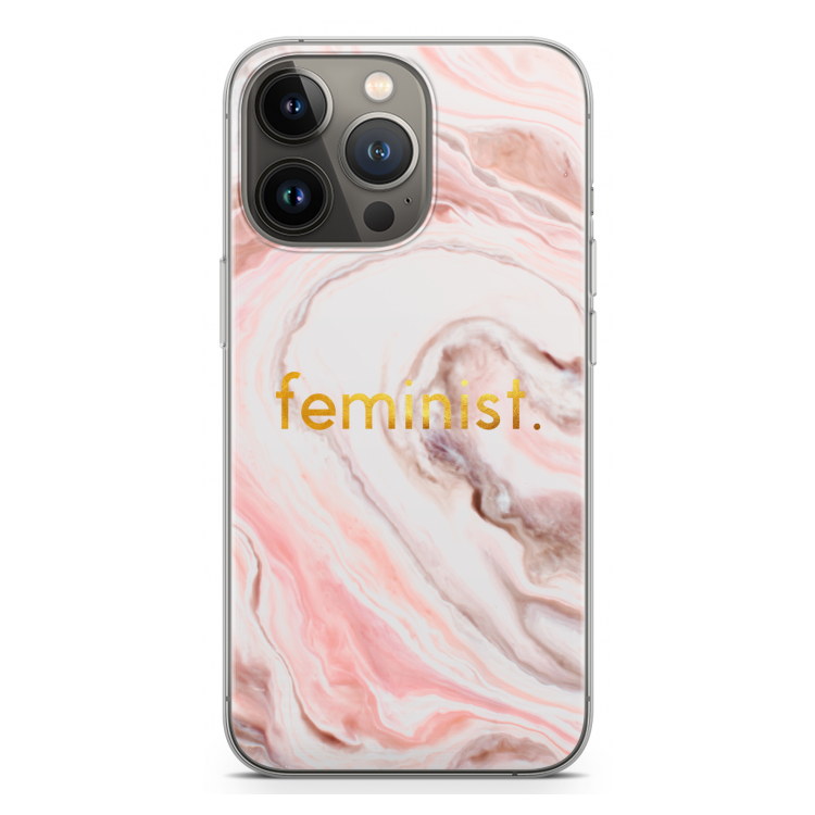 Feminist: iPhone 13 Pro Transparant Hoesje
