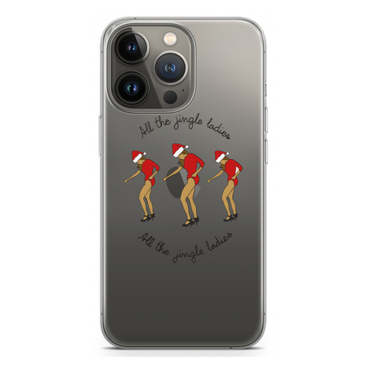 Jingle Ladies: iPhone 13 Pro Transparant Hoesje