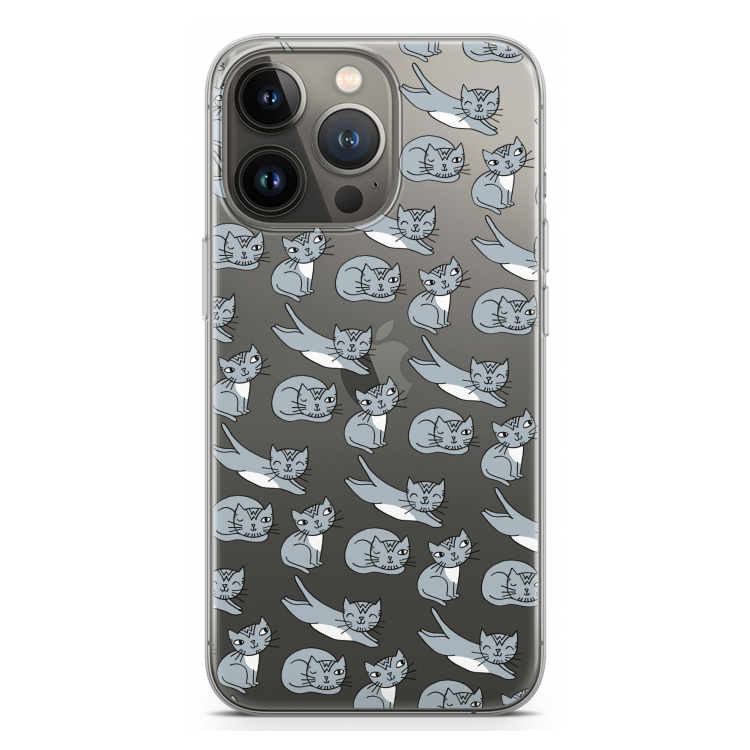 Poezen: iPhone 13 Pro Transparant Hoesje