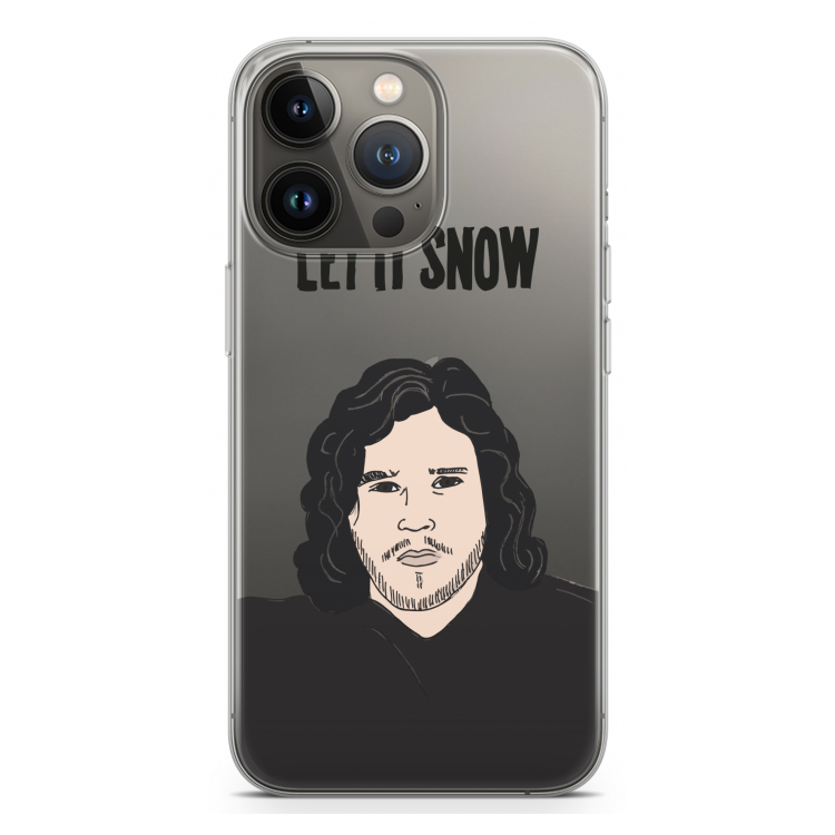 Let It Snow: iPhone 13 Pro Transparant Hoesje
