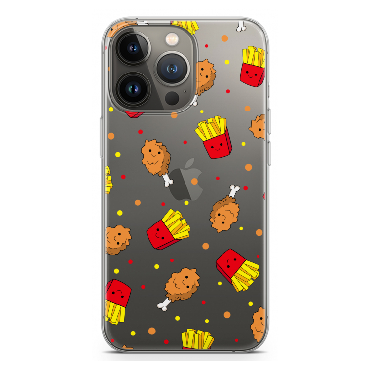 Chicken 'n Fries: iPhone 13 Pro Transparant Hoesje